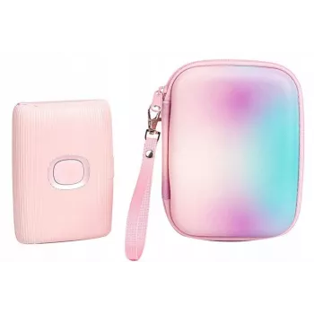 LOVEINSTANT apsauginis dėklas, skirtas Fujifilm Instax Mini Evo / Liplay / Square SQ Link / Link 2 SE, daugiaspalvis ombre