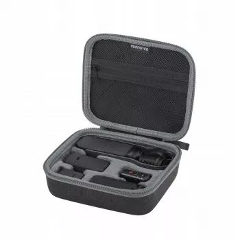 SUNNYLIFE Kietas apsauginis dėklas, skirtas DJI Osmo Pocket 3 ir priedams, juodas