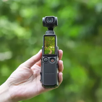 SUNNYLIFE Šoninis išplėtimo laikiklis, skirtas DJI Osmo Pocket 3 - suderinamas su GoPro - juodas