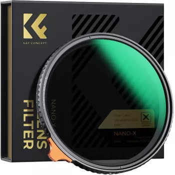 K&F Concept Variable ND Filter ND2-ND32 77mm True Color MRC Nano X