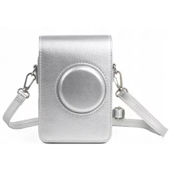 LOVEINSTANT Dėklas, skirtas Fujifilm Instax Mini Evo - sidabrinis