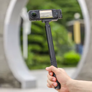 SUNNYLIFE Protective Frame Camera Cage for Insta360 X4 with 1/4 inch Thread and Cold Shoe Mounts