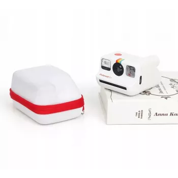 LOVEINSTANT kietas dėklas, skirtas Polaroid Go fotoaparatui – baltas