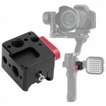 SUNNYLIFE Mount Adapter 1/4 inch 3/8 inch ISO, skirtas DJI Ronin RS3 / RS3 Pro / RS2 / RSC2