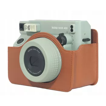 LOVEINSTANT Apsauginis dėklas, skirtas Fujifilm Instax Wide 400 - ruda