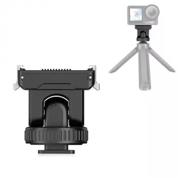 PULUZ Quick Release Mount Adapter 1/4 inch Thread Cold Shoe, skirtas DJI Osmo Action 3/4/5 Pro PU727B
