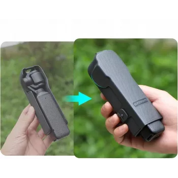 Sunnylife K933 apsauginis dėklas su atvartu ir dirželiais, skirtas DJI Osmo Pocket 3