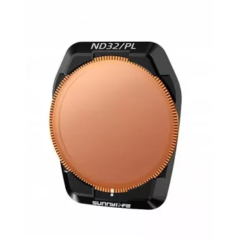 SUNNYLIFE Hybrid 2in1 poliarizacinis PL + pilkas ND32 filtras, skirtas DJI Air 3 / 3S + dėklas Fi923-32p