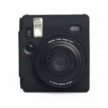 LOVEINSTANT Silikoninis apsauginis dėklas Fujifilm Instax Mini 99 fotoaparatui - Juodas