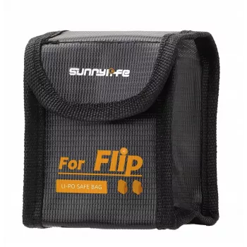 SUNNYLIFE Fireproof Battery Safety Bag, skirta DJI Flip dronui – talpina 2 baterijas – FP-DC955-2
