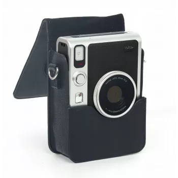 LOVEINSTANT Dėklas / Maišelis Fujifilm Instax Mini Evo Juodas / Vertikalus