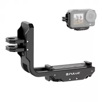 PULUZ PU768B narvelio bėgelis, skirtas DJI Osmo Action 5 Pro / 4, horizontalus ir vertikalus