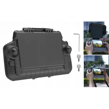 SUNNYLIFE Saulės gaubtas + Silikoninis dėklas, skirtas DJI RC Plus 2 nuotolinio valdymo pultui YK05-D