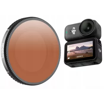 SUNNYLIFE Hybridinis filtras 2in1 poliarizacinis PL + pilkas ND64, skirtas DJI Osmo Nano + dėklas / On-fi073-64p