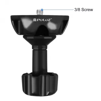 PULUZ 75mm Bowl Tripod Adapter su 1/4 colio ir 3/8 colio sriegiais, juodas (PU3503)