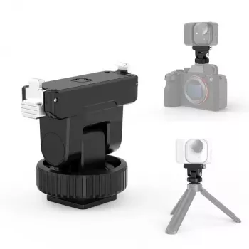 PULUZ Magnetinis greito atleidimo laikiklis su 1/4 colio varžtu ir šalto bato adapteriu, skirtas Insta360 GO Ultra, veiksmo kameroms - PU1073B