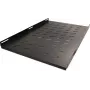 RACKTEL RL-P1000S 19 colių 1U fiksuota lentyna, gylis 1000 mm, apkrova 80 kg, juoda