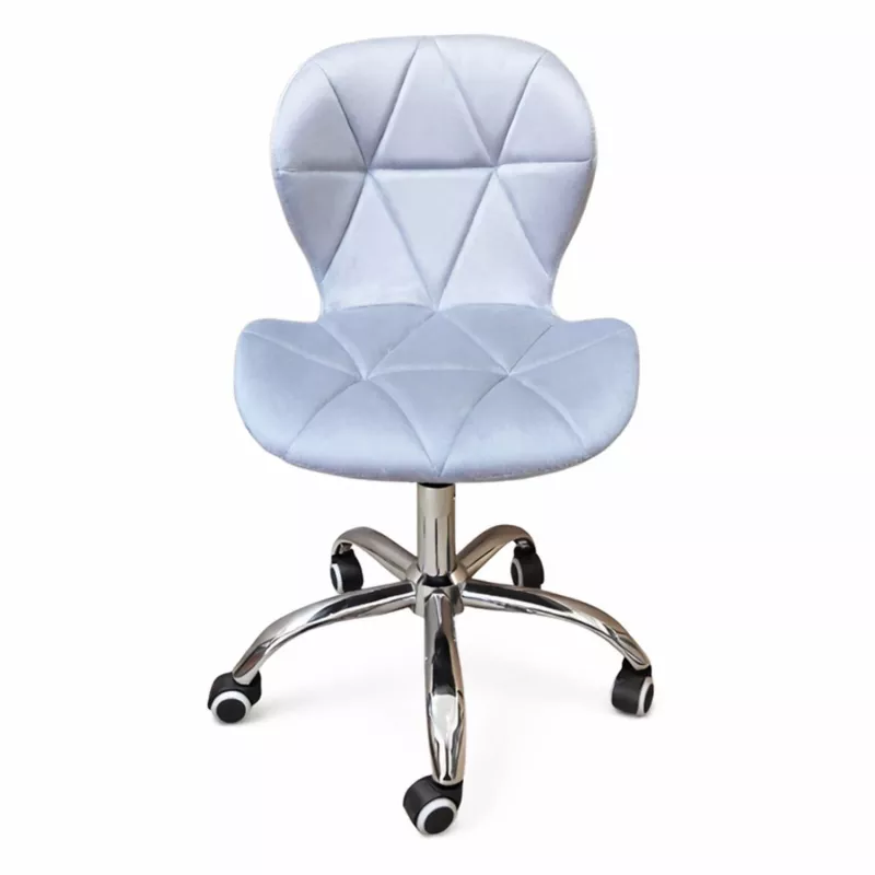 EXTRALINK Office Chair Velvet Light Grey