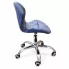 EXTRALINK Velour Office Chair Grey
