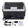 HCALORY D55M+ Automobilinis šaldytuvas su Bluetooth, 55L, Kompresorius, -20°C iki +20°C, DC 12V/24V, AC 100-240V, Juoda