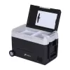 HCALORY D55M+ Automobilinis šaldytuvas su Bluetooth, 55L, Kompresorius, -20°C iki +20°C, DC 12V/24V, AC 100-240V, Juoda
