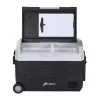 HCALORY D55M+ Automobilinis šaldytuvas su Bluetooth, 55L, Kompresorius, -20°C iki +20°C, DC 12V/24V, AC 100-240V, Juoda