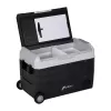 HCALORY D55M+ Automobilinis šaldytuvas su Bluetooth, 55L, Kompresorius, -20°C iki +20°C, DC 12V/24V, AC 100-240V, Juoda