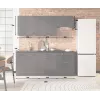 STOLKAR Cosmo Design ANIKA Graphite/Graphite 2.0 Virtuvės baldų komplektas - 6 dalių