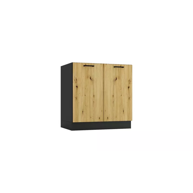 STOLKAR Cosmo Design ANIKA Virtuvės baldų komplektas, Artisan Oak/Graphite 2.0