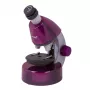 Levenhuk LabZZ M101 Amethyst Biological Microscope for Children, 40x-640x, Monocular, LED Illumination