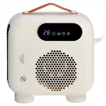 Adler AD 7756 Keraminis ventiliatorinis šildytuvas 1500W Juodas