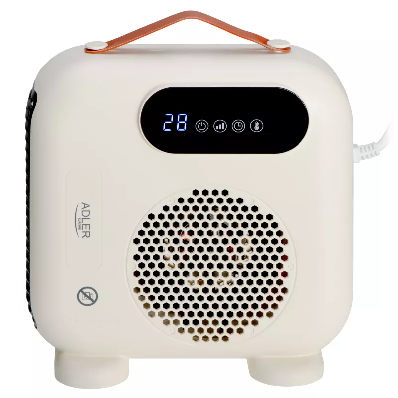 Adler AD 7756 Keraminis ventiliatorinis šildytuvas 1500W Juodas