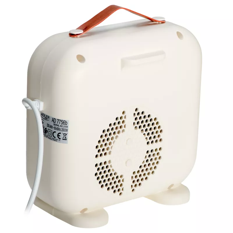 Adler AD 7756 Keraminis ventiliatorinis šildytuvas 1500W Juodas