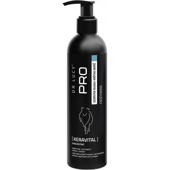 DR LUCY - PRO KERAVITAL 250 ML - KERATINŲ IR VITAMINŲ KONDICIONIERIUS ŠUNIMS SU ILGAIS, ŠIURKŠČIAIS KAILIAIS
