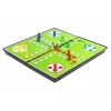 LEAN TOYS Magnetinis žaidimų lentų rinkinys 7 viename: Šachmatai, Ludo, Nardai, Šaškės