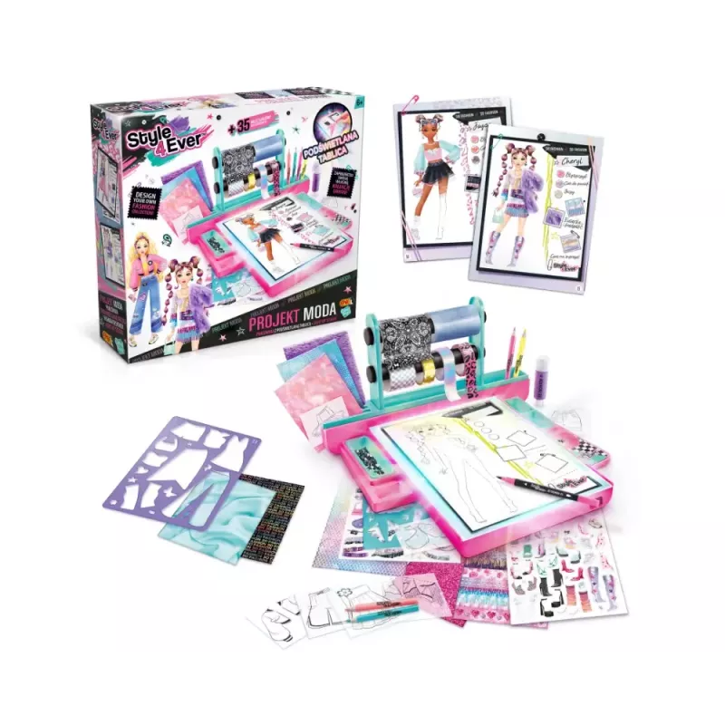EPEE Fashion Design Creative Kit su LED šviesos lenta - Projekt Moda
