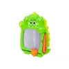 LEAN TOYS Piešimo lenta Kišeninis žaidimas 2v1 Žalias Dinozauras