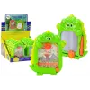 LEAN TOYS Piešimo lenta Kišeninis žaidimas 2v1 Žalias Dinozauras