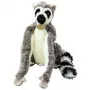 LEAN TOYS Pliušinis lemūras su ilgomis Velcro letenėlėmis 27 cm