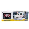 LEAN TOYS nuotolinio valdymo greitosios pagalbos automobilis RC šviesos garsai 1:20 balta