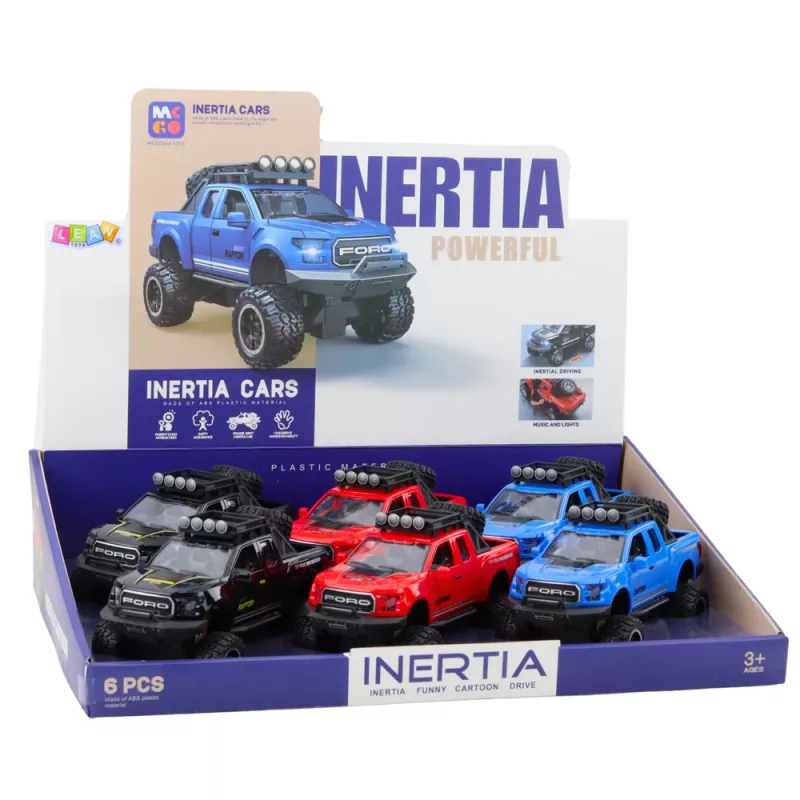 LEAN TOYS Visureigis Raptor su atsidarančiomis durimis, varikliu, šviesomis ir garsais