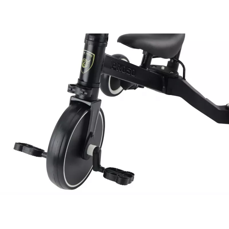 LEAN TRIKE PRO50 Triukas su stūmimo rankena juodas