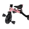 Triciklis LEAN TRIKE PRO50 su stūmimo rankena, rožinis