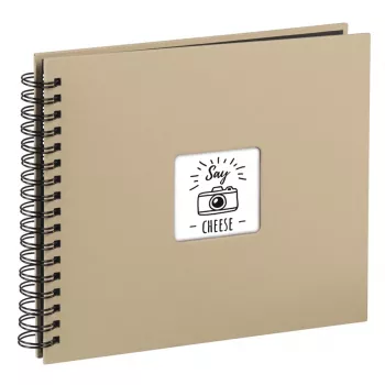 HAMA ALBUM FINE ART 28x24/50 TAUPE, BLACK PAGES
