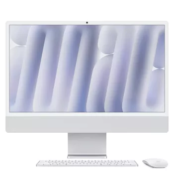 Apple iMac Z1K1 23,5 inch Standard Glass M4 10C CPU/10C GPU/16C Neural Engine 24GB RAM 1TB SSD Gigabit Ethernet Magic Mouse Magic Keyboard su skaitmenine klaviatūra Touch ID DE sidabrinis