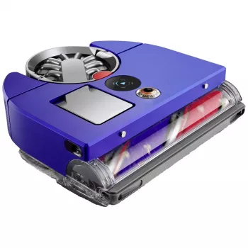 Dyson 360 Vis Nav Robot Vacuum Cleaner, Nickel/Blue, 0.5L Dustbin, 65 AW Suction, Wi-Fi, HEPA