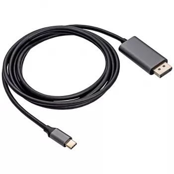 AKYGA USB-C į DisplayPort adapterio laidas 1,8 m juodas