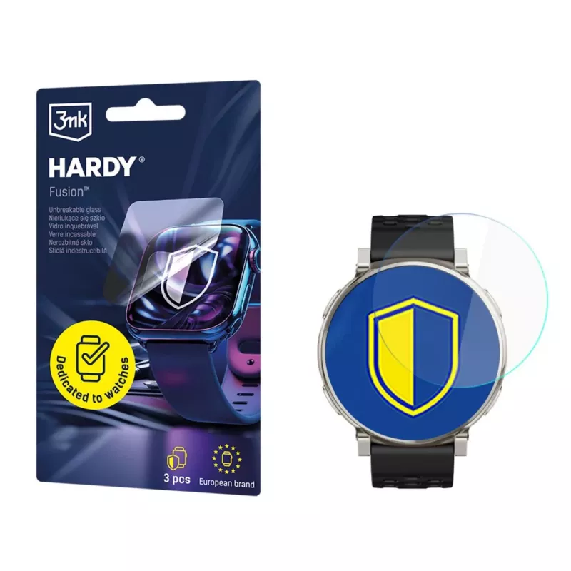 3MK PROTECTION Amazfit Active 3 Premium - 3mk Hardy Fusion laikrodžio ekrano apsauga