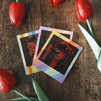 LOVEINSTANT 12 vienetų lipdukų rėmeliai, skirti Fuji Instax Square Link SQ1 SQ6 SQ20 SQ40 SQ10