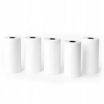 LOVEINSTANT baltas termopopierius 53mm x 6.5m, 5-Pack pakuotė, skirtas Love Instant X6/S1, Phomemo T02/M02x